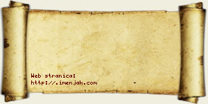 Jana Pajkić vizit kartica